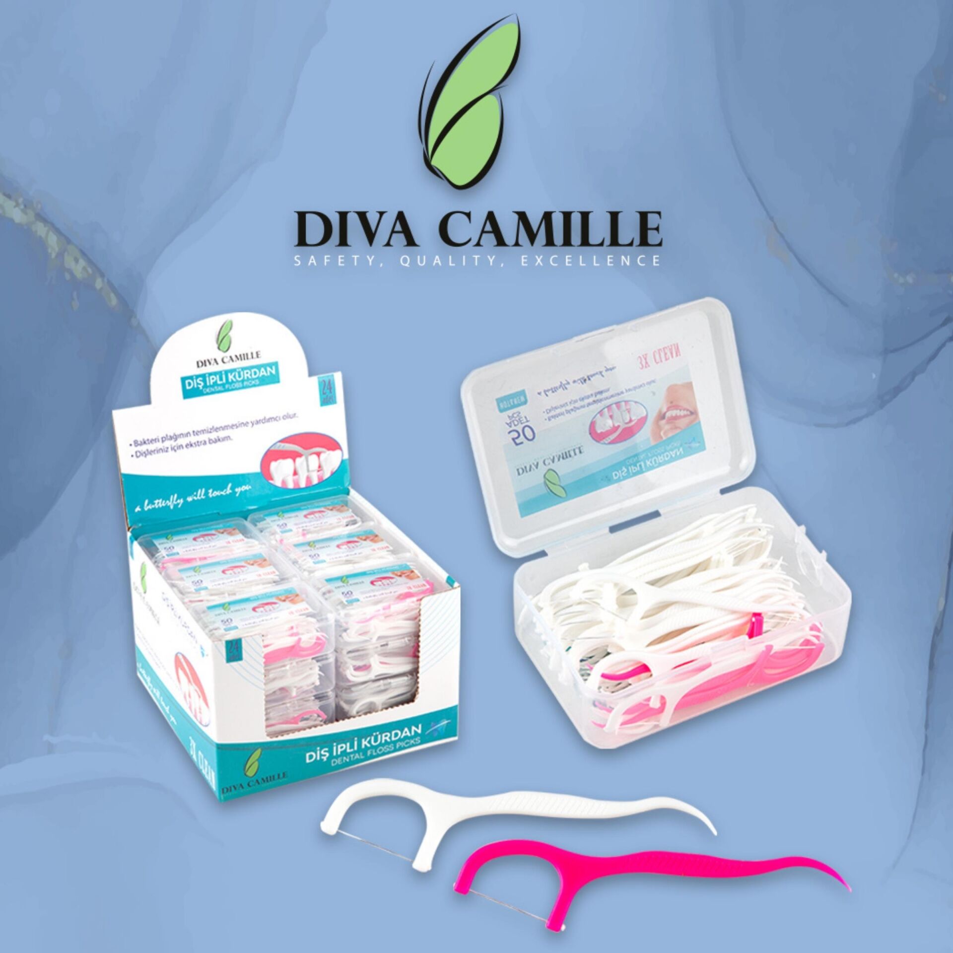 Dcm-4017 Diva Camille Diş İpi Kürdan*24