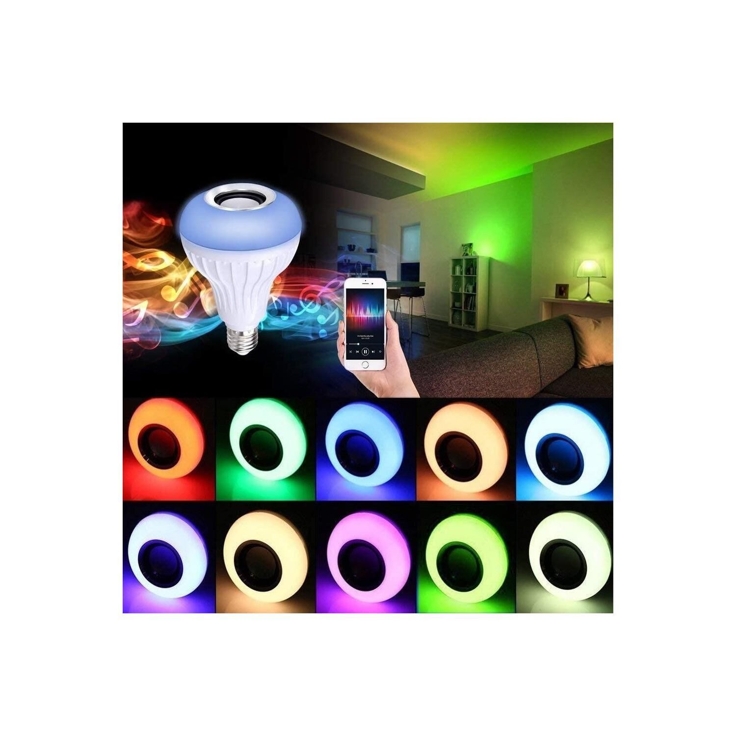 Winnboss Wn-1156 Rbg Bluetooth Hoparlörlü Ampül*50