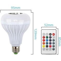 Winnboss Wn-1156 Rbg Bluetooth Hoparlörlü Ampül*50