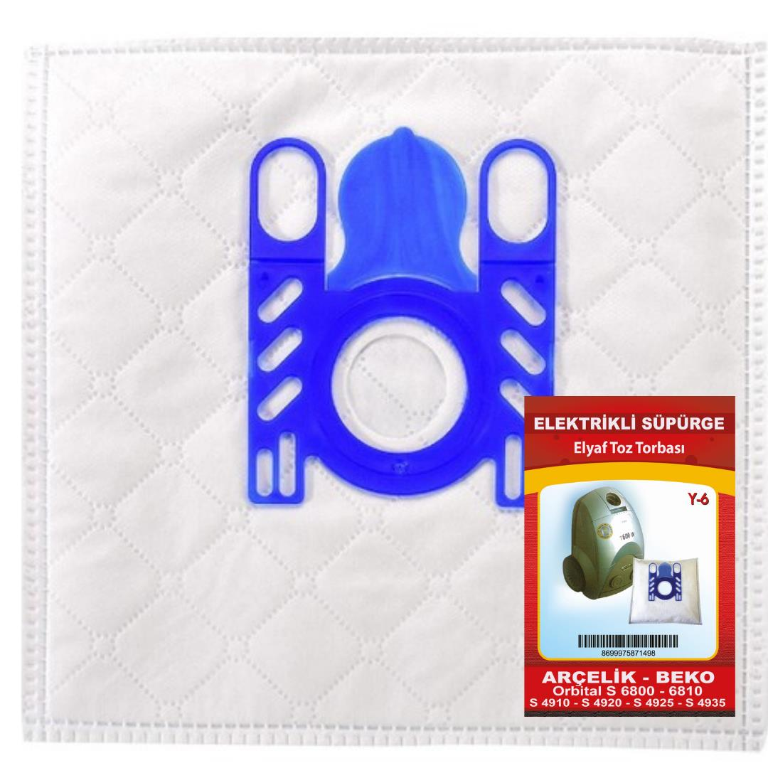 Ymn Y-6 Elyaf Süpürge Torba 10lu