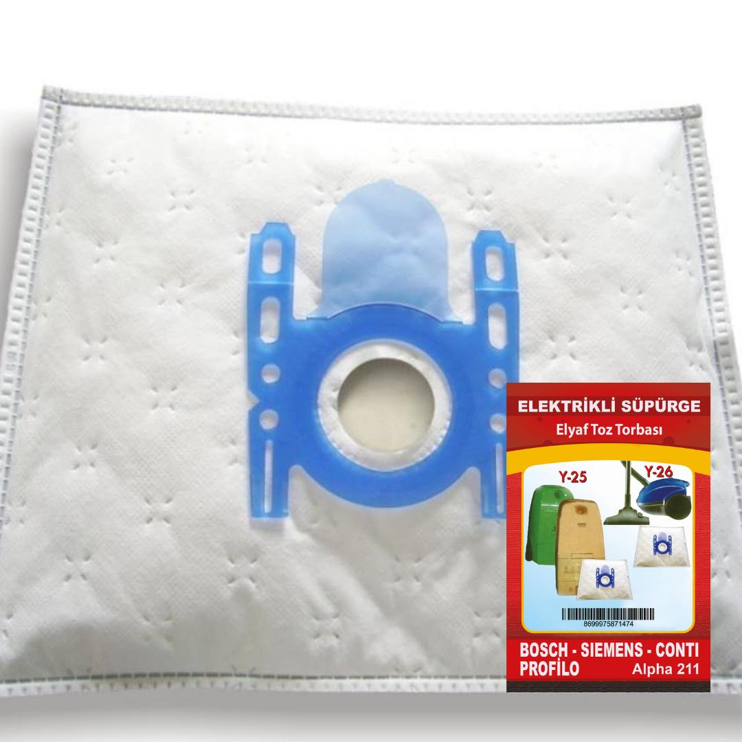 Ymn Y-25-26 Elyaf Süpürge Torba 10lu