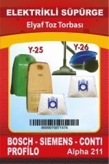 Ymn Y-25-26 Elyaf Süpürge Torba 10lu
