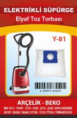 Ymn Y-81 Elyaf Süpürge Torba 10lu