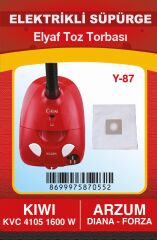 Ymn Y-87 Kiwi Elyaf Süpürge Torba 10lu