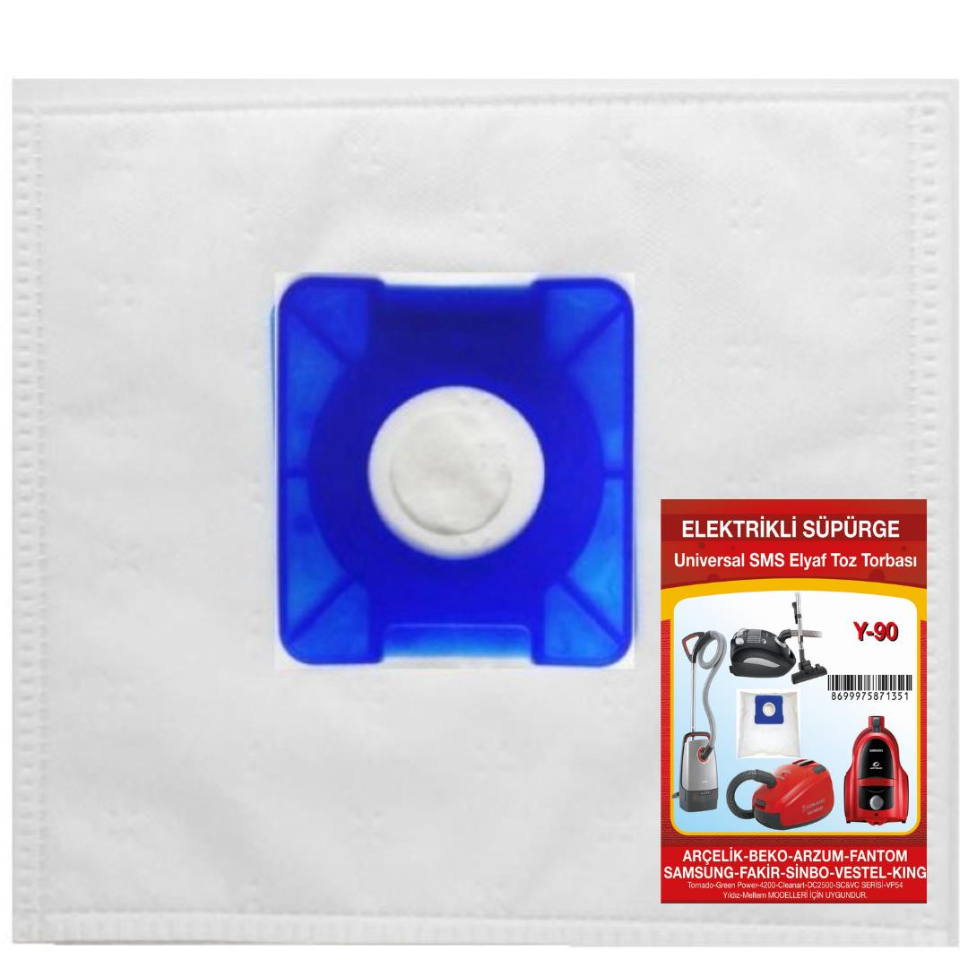 Ymn Y-90 Elyaf Süpürge Torba 10lu
