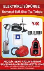 Ymn Y-90 Elyaf Süpürge Torba 10lu