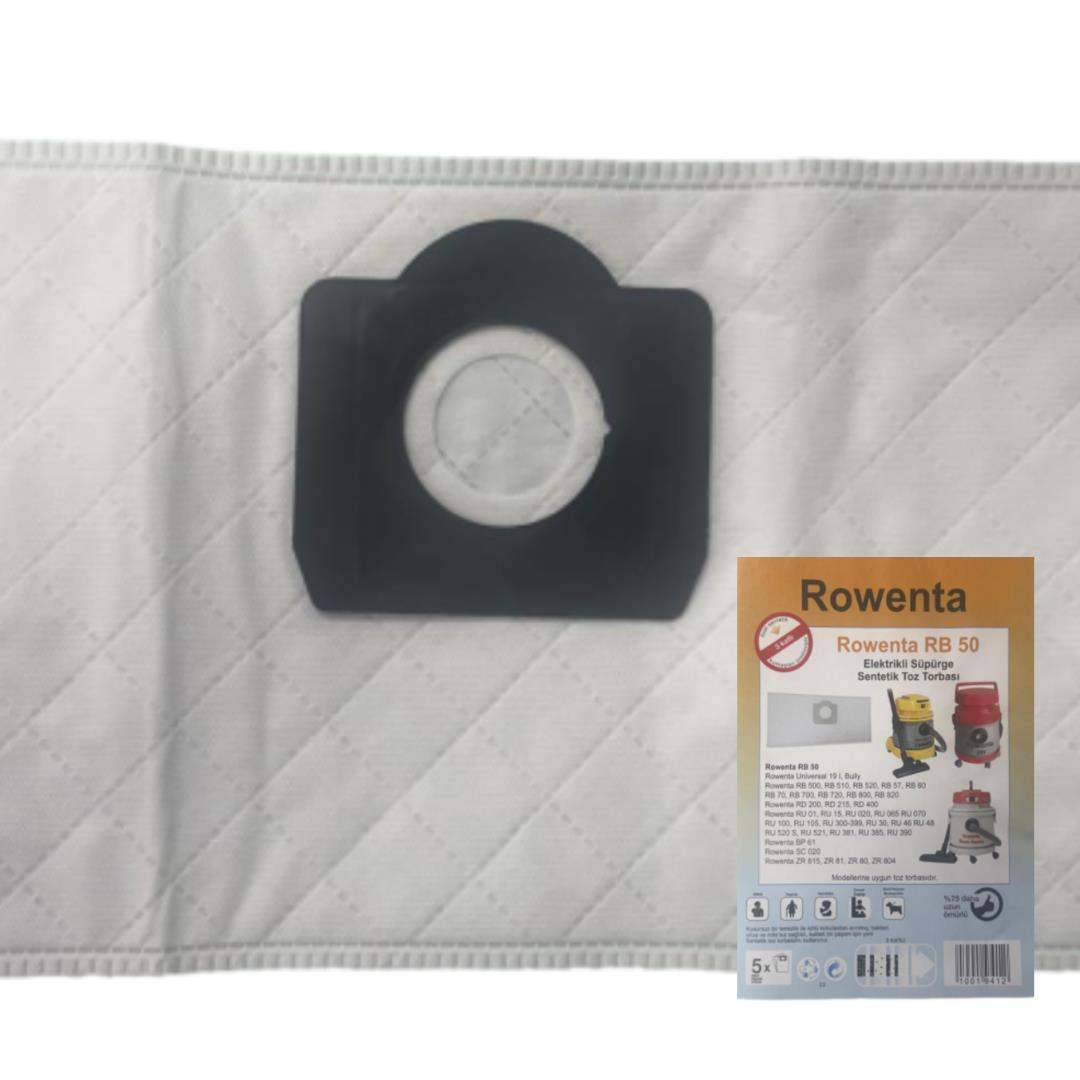 Rowenta Yıkamalı SMS SüpürgeTorbası 5Li*75