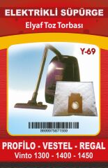 Ymn Y-69 Elyaf Süpürge Torba 10lu