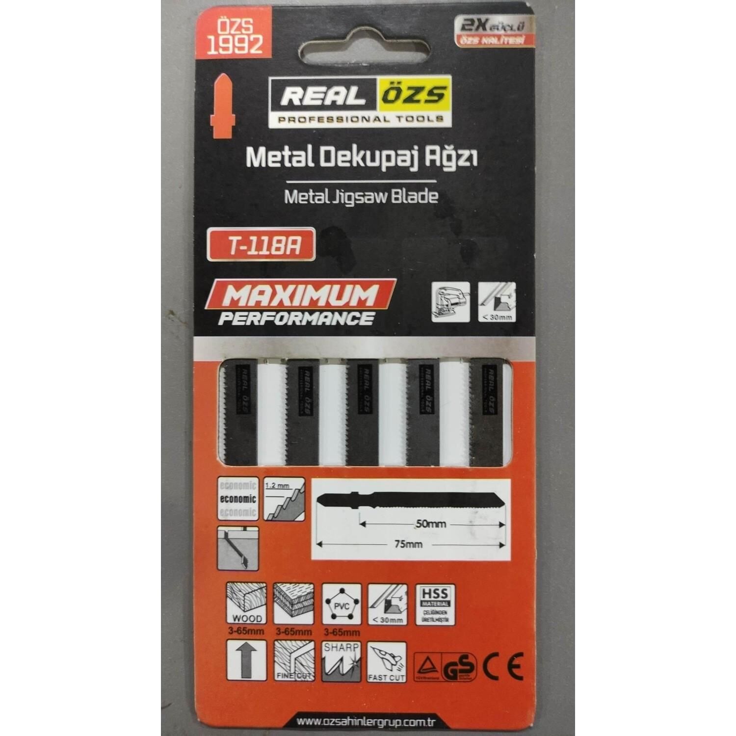 ÖZS-1992 Metal Dekupaj Ağzı*10x10=100