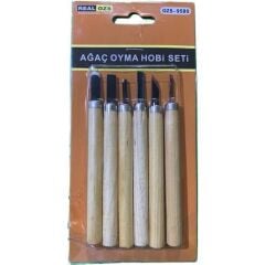 ÖZS-9580 Ağaç Oyma Hobi Seti 6 Pcs*300