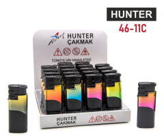 Hunter 46-11 A/B/C Plastik Manyotorlu Çakmak*20
