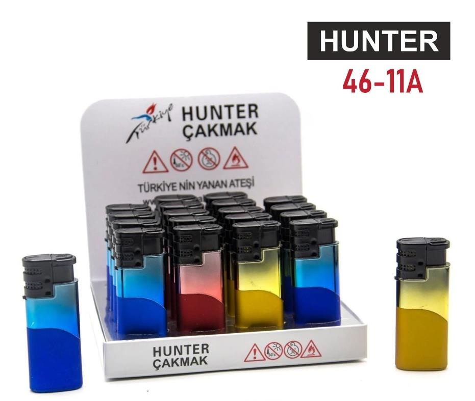 Hunter 46-11 A/B/C Plastik Manyotorlu Çakmak*20