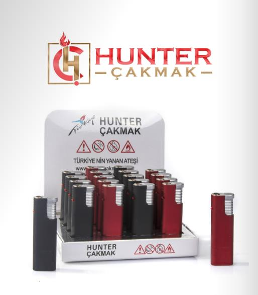Hunter 32-10A Metal Manyotorlu Çakmak*20