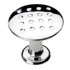 Noktalı Düğme Krom Kulp*10x20