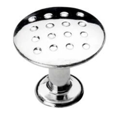 Noktalı Düğme Krom Kulp*10x20
