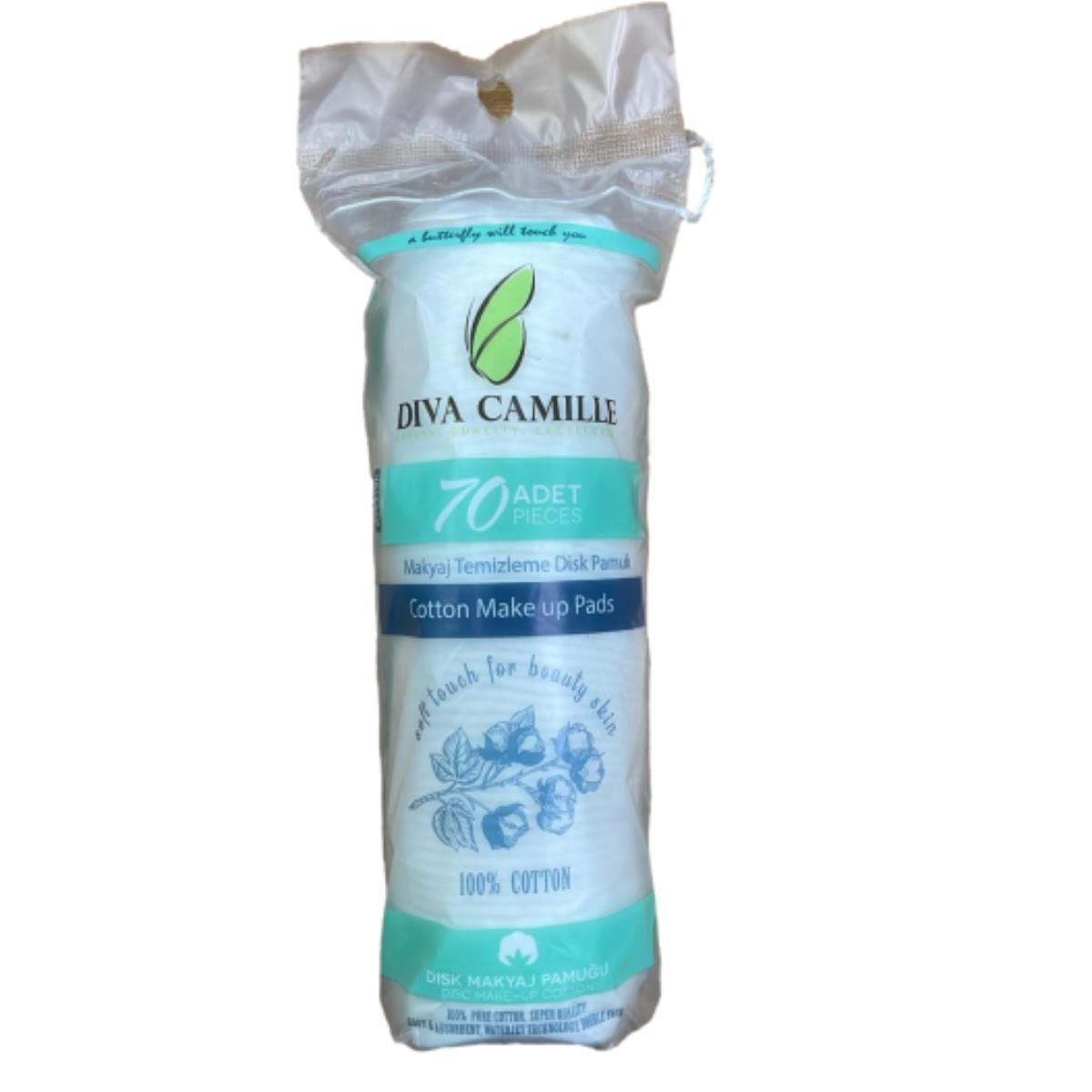 Dcm-4019 Diva Camille Makyaj Temizleme Pamuğu 70lı