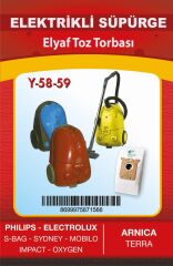 Ymn Y-58-59 Elyaf Süpürge Torba 10lu
