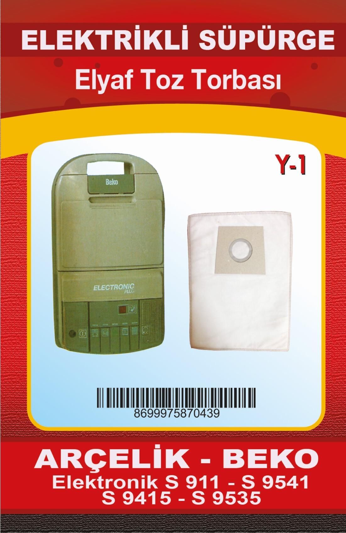 Ymn Y-1 Elyaf Süpürge Torba 10lu