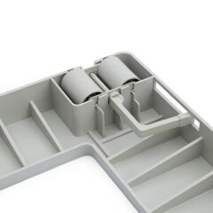 Çelik Ayna Kod500 Tekerli Frenli Plastik Çeksür*10