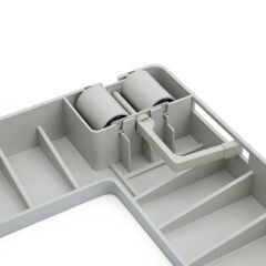 Çelik Ayna Kod500 Tekerli Frenli Plastik Çeksür*10