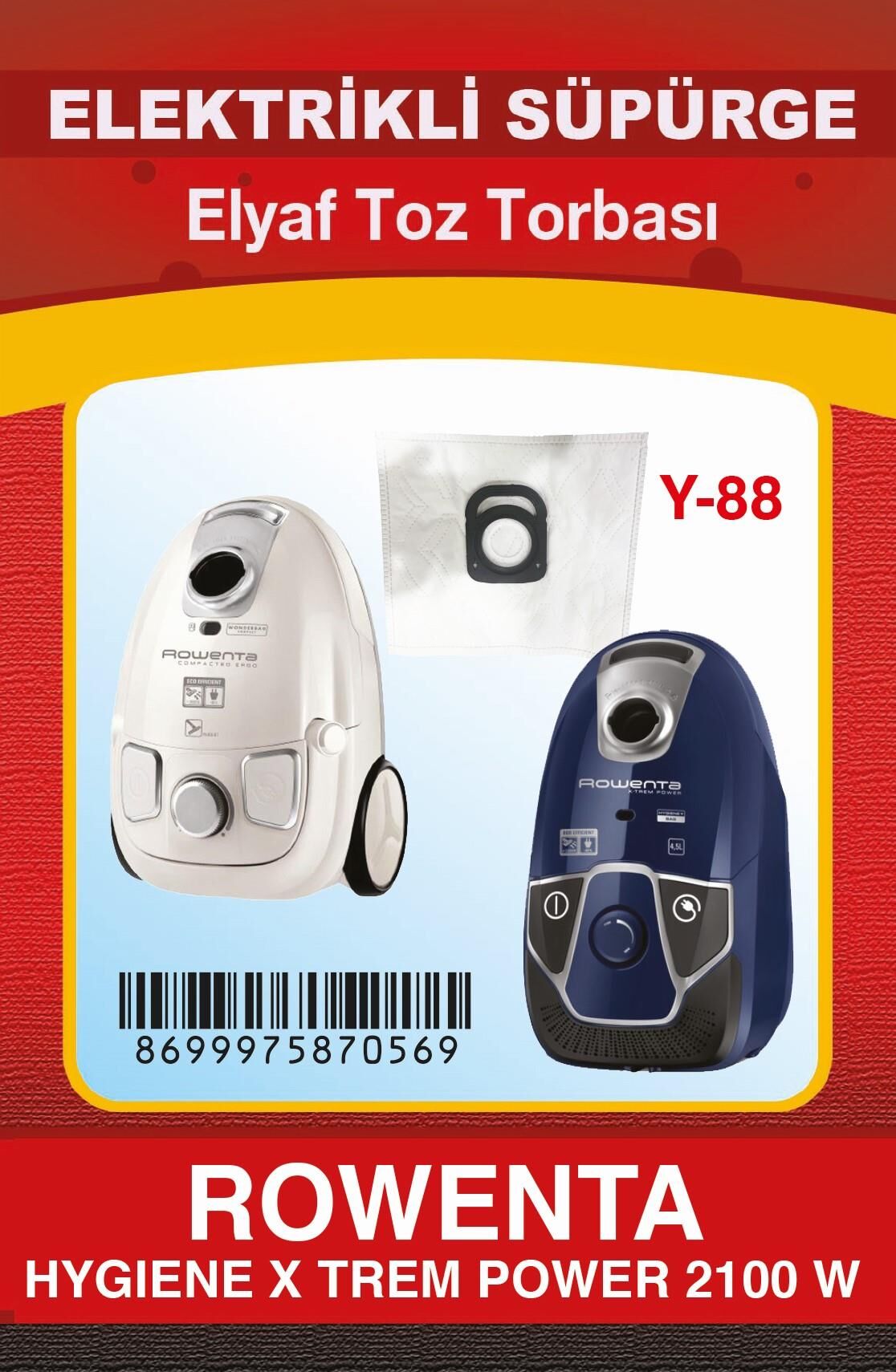 Ymn Y-88 Elyaf Süpürge Torba 10lu