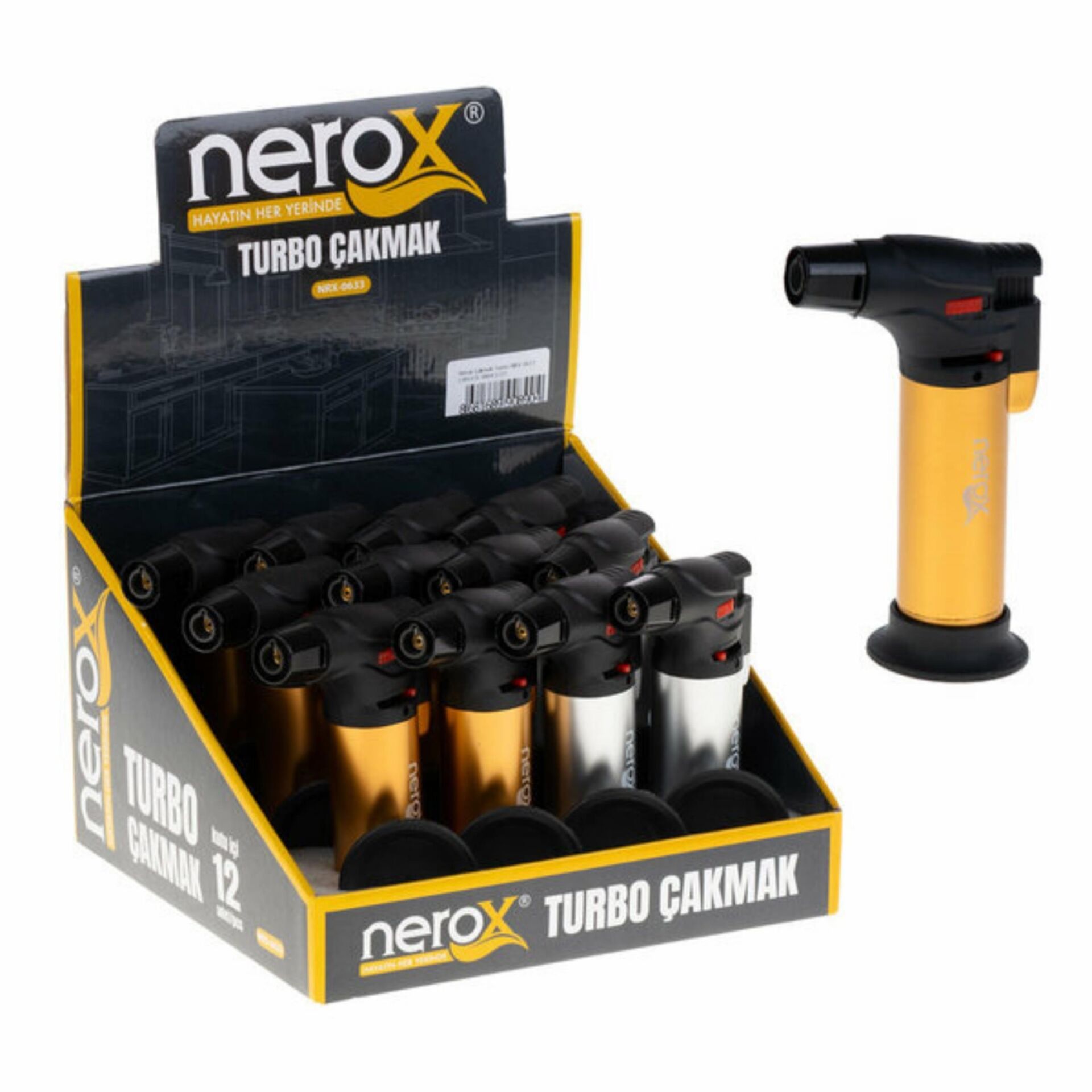 Nerox Nrx-0633 Turbo Çakmak*12x12=144