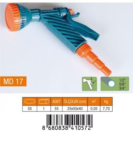 Medalyan Md-17 Tekli Tabanca Suzek 1/2 *55