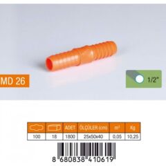 Medalyan Md-26 1/2'' Normal Hortum Ekı 100lu*18