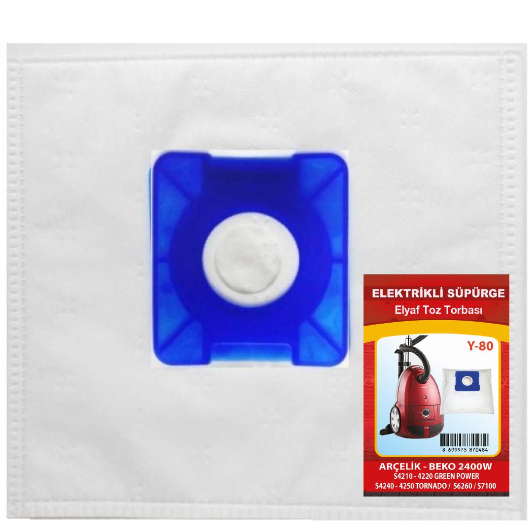 Ymn Y-80 Elyaf Süpürge Torba 10lu