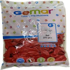 Gemar GD-90 Kırmızı Kalp Balon 100Lü*50Pk