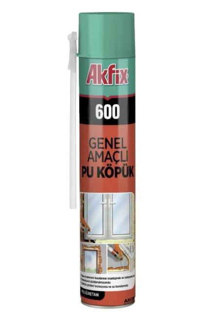 Akfix 600 Pu Pipetli Köpük 600Gr*12