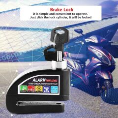 R-8201 Motosiklet Alarmlı Disk Kilidi*50