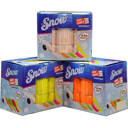 Beka Snow Fiyat Etiketi-Renkli 36 lı*15