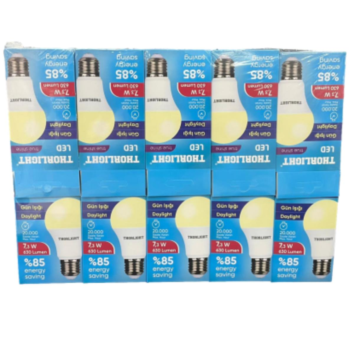 Thorlight No:A6007G Led Ampul Günışığı 7.3W *50