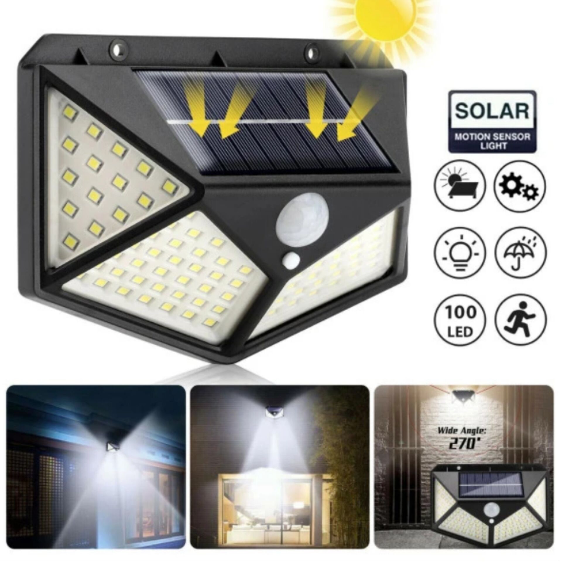 Winnboss YX-100 Solar Dış Mekan Aydınlatma*100