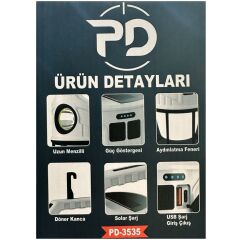 Powerdex PD-3535 Çift Işıklı Kamp Feneri