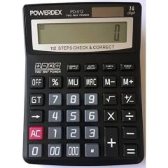 Powerdex PD-512 Hesap Makinası*30x3=90