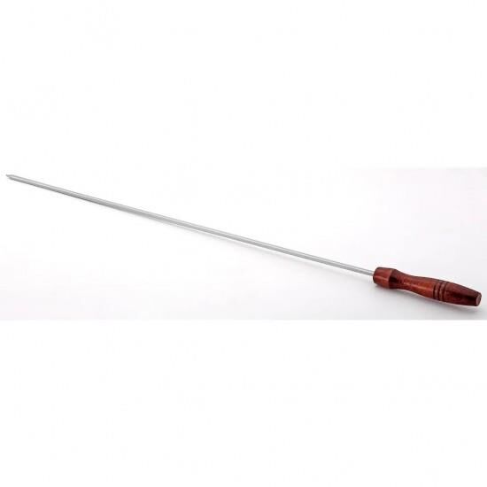 Tkn Ağaç Saplı 60cm Patlıcan Kare Şiş*100