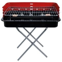 Ünver 50cm Kare Köşeli Mangal & Kutulu