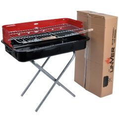 Ünver 50cm Kare Köşeli Mangal & Kutulu