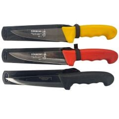 Makrosel  No:1 Paslanmaz Plastik Saplı Bıçak*12