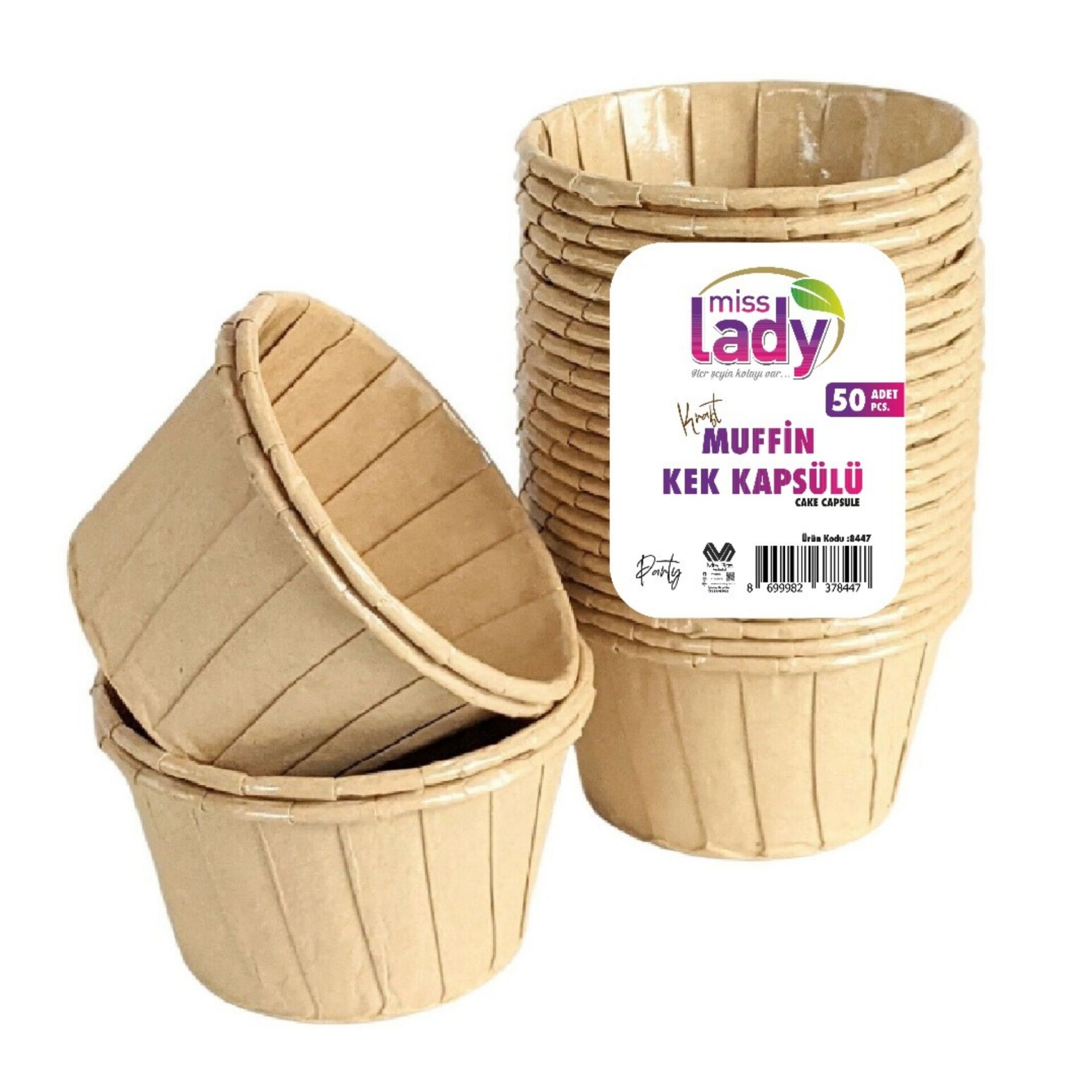 Miss Lady 8447 Muffin Kek Kapsülü 50li*48