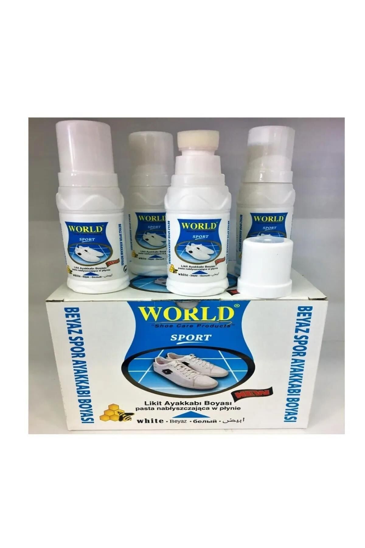World Likit Beyaz Spor Ayakkabı Boyası *12x8=96