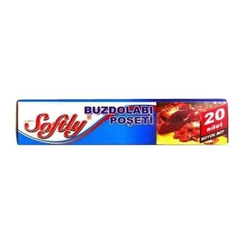 Softly Büyükboy Buzdolabı Poşeti 20li*100