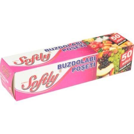 Softly Küçükboy Buzdolabı Poşeti 50li*100