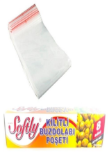 Softly Büyükboy Buzdolabı Poşeti Kilitli 8li*100