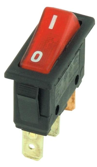 Dar Işıklı Tekli Switch Anahtar Düğme*100