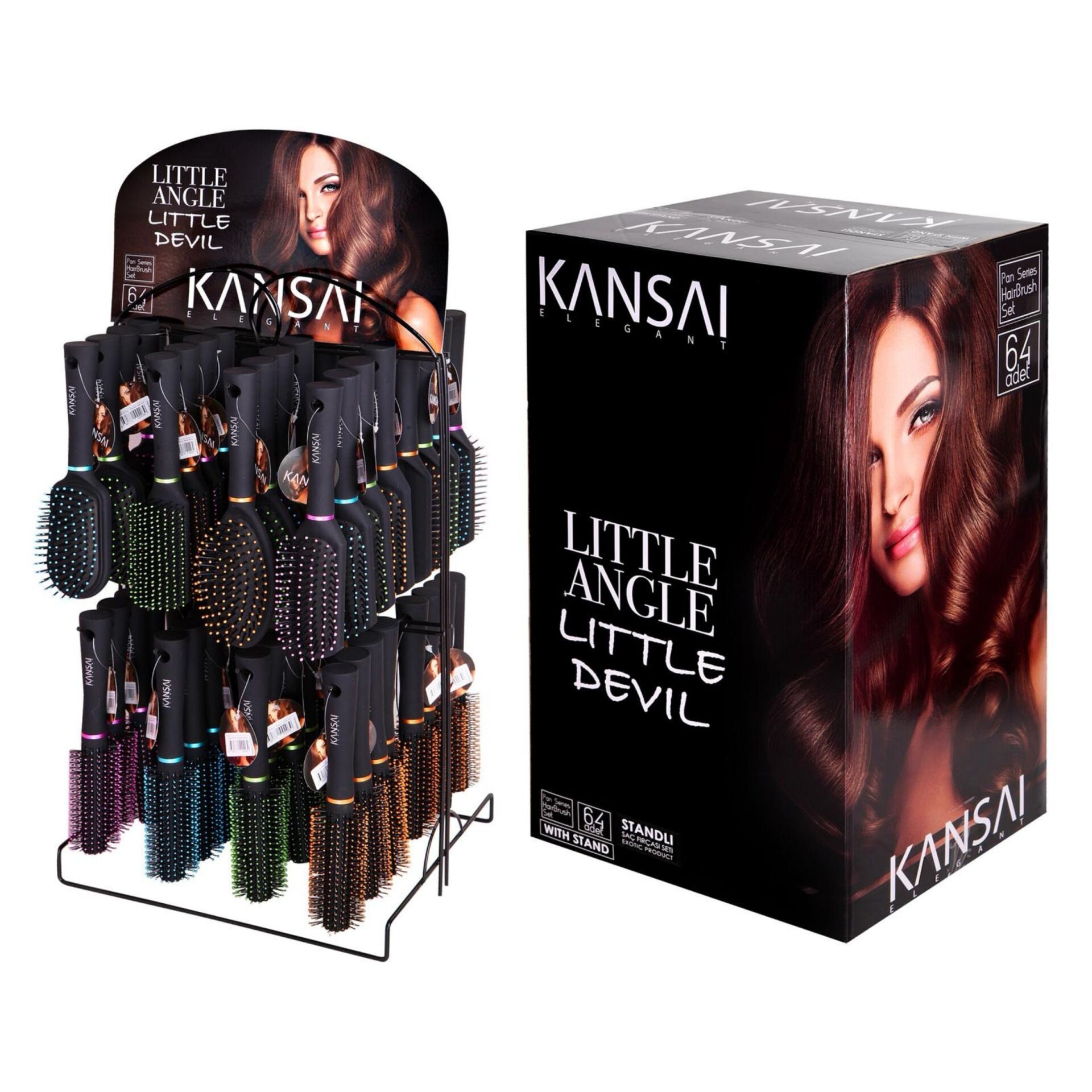 Sgb-203 Kansai Standlı Saç Fırça Tarak*64x2