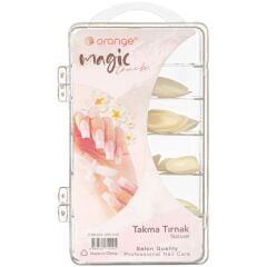 Orange Org-010 Krem 100lü Set Takma Tırnak*12x40