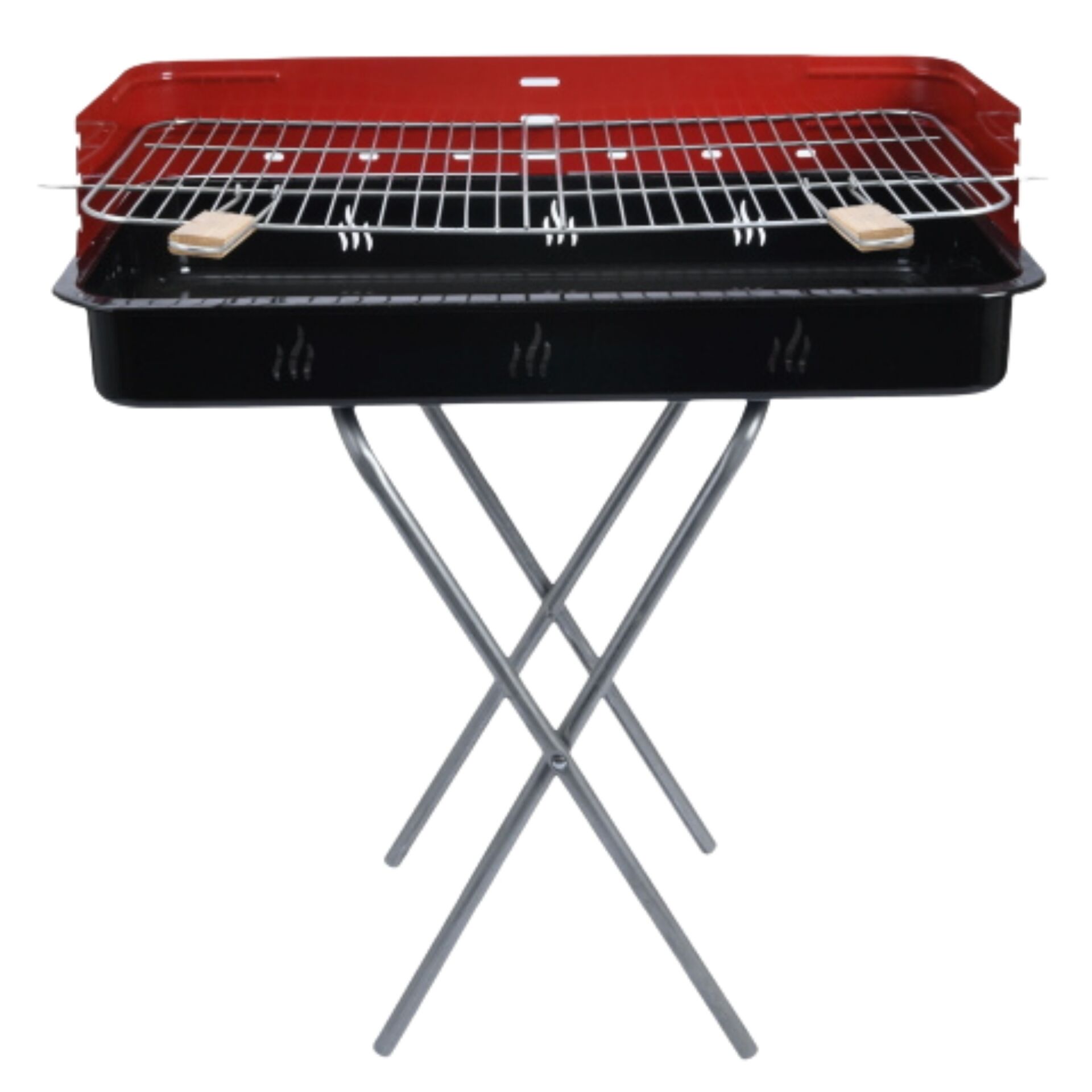 Ünver 60cm Kare Köşeli Mangal & Kutulu